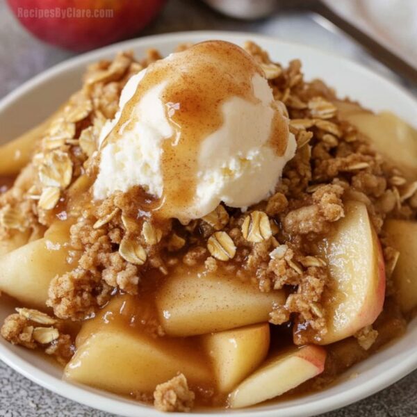 Apple cinnamon custard